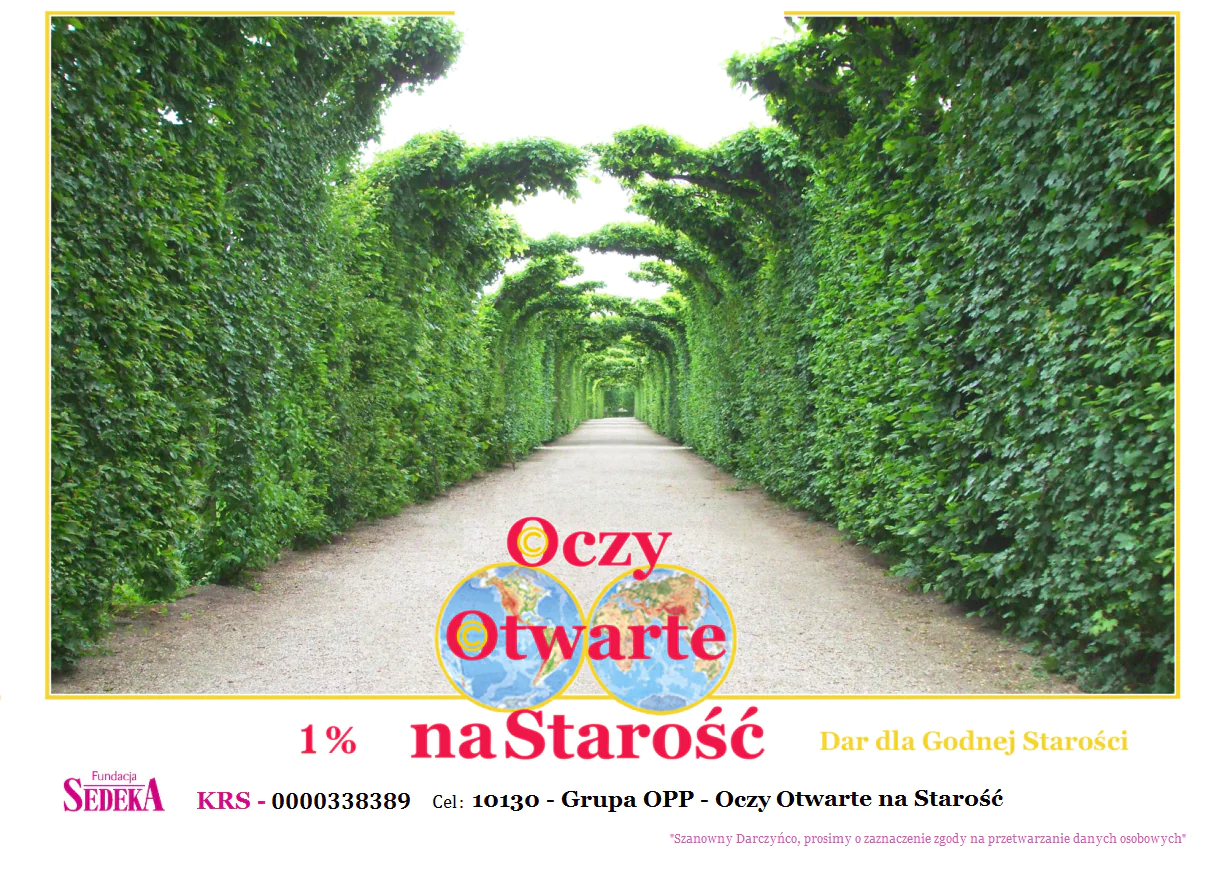 logo oczy otwarte na starość