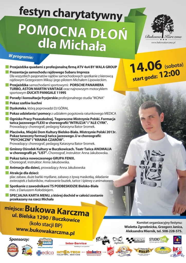 Michał - festyn plakat