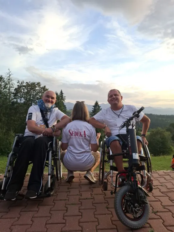 Wojtek Stańczyk i Łukasz Łacina Podopieczni Fundacji Sedeka