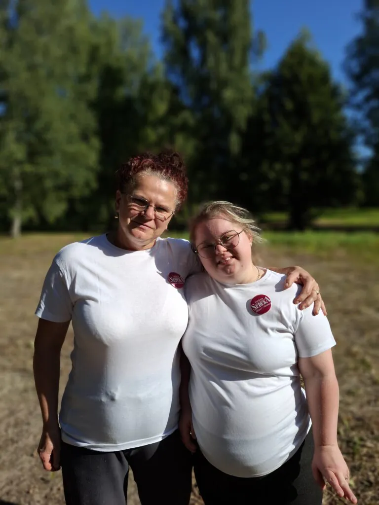 Ania z mamą, Panią Elżbietą